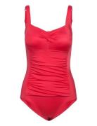 Fiji/Eco Shaping_Swimsuit Baddräkt Badkläder Red Dorina