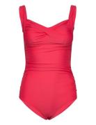 Capri Twisted Delight Swimsuit Baddräkt Badkläder Red Abecita