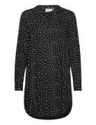 Kamarana Shirt Dress Kort Klänning Black Kaffe