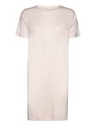 Jolanda Tee Dress Kort Klänning Cream Basic Apparel