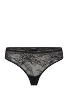 Ladies Knitted Thong Stringtrosa Underkläder Black Emporio Armani