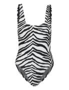 Zecora Ella Swimsuit Baddräkt Badkläder Black Becksöndergaard