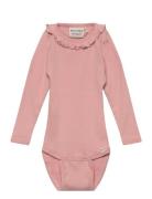 Minymo Body Ls Rib Rosa