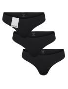 Pieces Pcnamee Thong 3-Pack Noos Svart