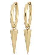 Peak Hoops Accessories Jewellery Earrings Hoops Gold Edblad