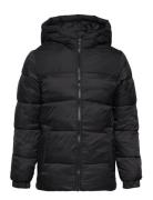 Jack & J S Jjetoby Puffer Hood Sn Jnr Svart