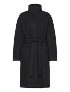 C_Caylon Outerwear Coats Winter Coats Black BOSS