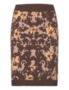 Sramira Skirt Knit Kort Kjol Brown Soft Rebels