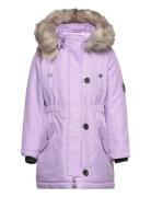 Kogiris Fur Parka Otw Noos Parka Jacka Purple Kids Only