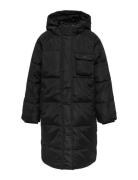 Kognewbelinda Long Puffer Otw Fodrad Jacka Black Kids Only