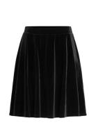 Vikatja Hw Short Velvet Skirt/Ka Kort Kjol Black Vila
