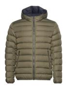 Mens Down Jacket Fodrad Jacka Khaki Green Colmar