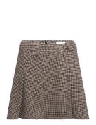 Lily Skirt Kort Kjol Brown Creative Collective