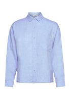 Justine - Shirt Pyjama Top Blue Etam