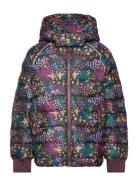 Puffer Jacket Aop Rec. Fodrad Jacka Multi/patterned Mikk-line