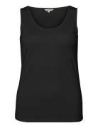 Lady Avenue Silk Jersey - Tank Top Svart