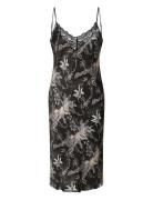 Laura Chemise Dress Nattlinne Black CCDK Copenhagen