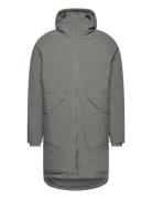 Long Technical Raglan Parka With Sorona Padding Parka Jacka Grey Revol...