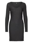 Onlastra L/S V-Neck Glitter Dress Jrs Kort Klänning Black ONLY