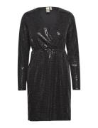 Yasdarkness Ls Dress - Show Kort Klänning Black YAS