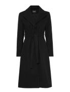 Onlclara Life Long Coat Cs Otw Outerwear Coats Winter Coats Black ONLY