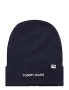 Tjm Linear Logo Beanie Accessories Headwear Beanies Navy Tommy Hilfige...