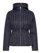 Feminine Lw Down Jacket Fodrad Jacka Navy Tommy Hilfiger