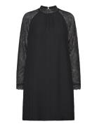 Dresses Light Woven Kort Klänning Black Esprit Casual