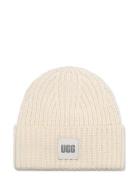 UGG W Chunky Rib Beanie Kräm