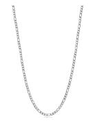 Men's Silver Figaro Chain In 3Mm Halsband Smycken Silver Nialaya
