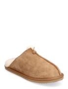 ENKEL Living Shearling Slippers Beige