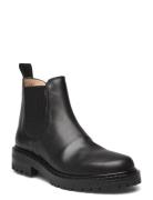Booties - Flat Shoes Chelsea Boots Black ANGULUS