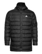 Essentials Down Parka Fodrad Jacka Black Adidas Sportswear