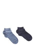 Th Children Sneaker 2P Sockor Strumpor Blue Tommy Hilfiger