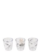 D By Deer Yummy Mini Glass 3 Pcs Sea Friends Grå