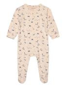 Fixoni Romper Ls Beige