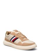 Lightweight Cup Lth Mix Låga Sneakers Beige Tommy Hilfiger