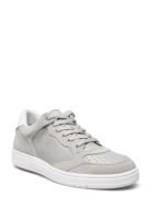 Court Leather-Suede Sneaker Låga Sneakers Grey Polo Ralph Lauren