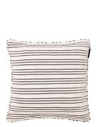 Stripe Structured Linen/Cotton Pillow Cover Home Textiles Cushions & B...
