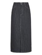 Onlmerle Hw Lon Slit Stripe Skirt Cc Pnt Lång Kjol Navy ONLY