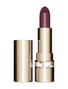 Joli Rouge Satin Lipstick 744 Soft Plum Läppstift Smink Purple Clarins