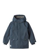 Jacket Carlo Tech Outerwear Shell Clothing Shell Jacket Navy Wheat