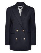 Relaxed Classic Db Punto Blazer Blazers Double Breasted Blazers Navy T...