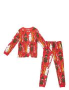 Misan Pyjamas Pyjamas Set Red Martinex