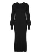 Vmvalor Ls 7/8 Knit Dress Vma Dresses Knitted Dresses Black Vero Moda