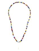Samie - Necklace With Colored Pearls Halsband Smycken Multi/patterned ...