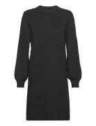 Objreynard L/S Knit Dress Dresses Knitted Dresses Black Object