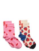 Kids 2-Pack Boozt Gift Set Sockor Strumpor Multi/patterned Happy Socks