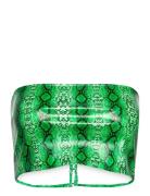 Prishars Tube Top Swimwear Bikinis Bikini Tops Bandeau Bikinitops Gree...