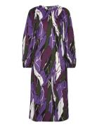 Slkillian Dress Knälång Klänning Purple Soaked In Luxury